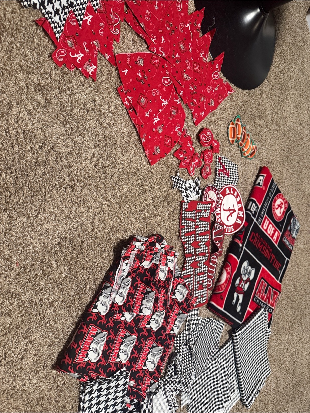 Alabama Crimson Tide Fabric / Craft / Sewing Bundle